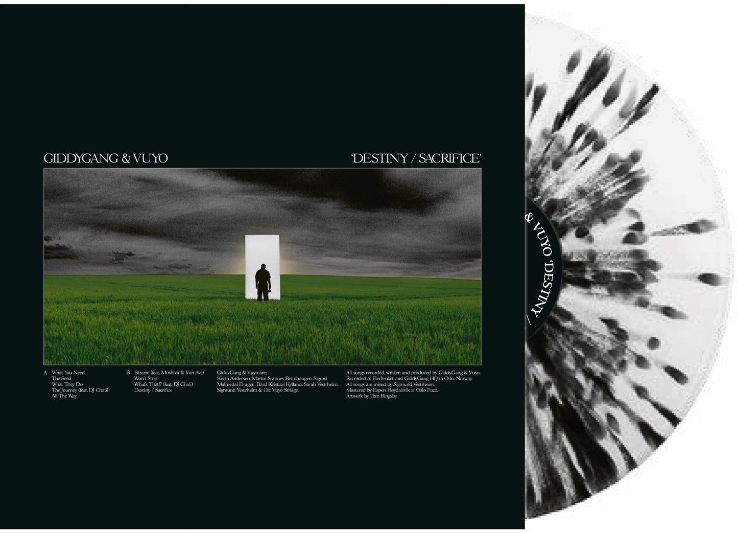 DESTINY / SACRIFICE SPECIAL BLACK & WHITE VINYL